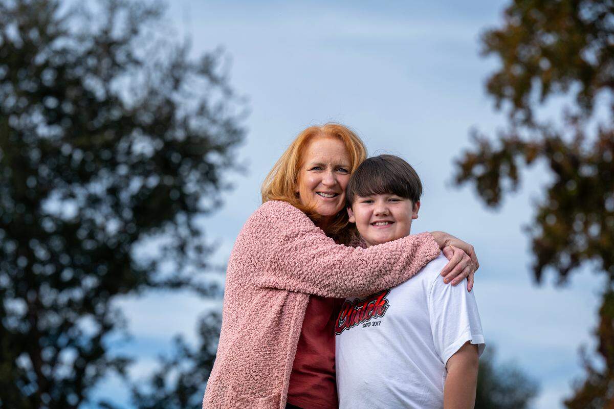Cheryl Enders, a volunteer with Stanford Sierra’s mentoring program called Wonder, stands with Ryan in Rancho Cordova on Nov. 21, who she’s been mentoring for four years. Stanford Sierra Youth & Families is asking for $5,000 to support its Wonder program that matches volunteers one-on-one with kids who have been in foster care.