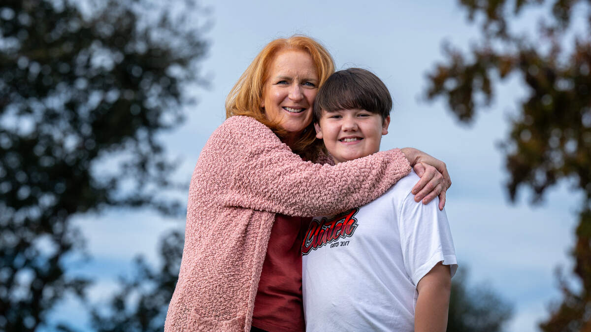 Cheryl Enders, a volunteer with Stanford Sierra mentoring program called Wonder, stands with Ryan in Rancho Cordova on Nov. 21, who she has been mentoring for four years. Stanford Sierra Youth & Families is asking for $5,000 for its Wonder program that matches volunteers one-on-one with kids who have been in foster care.