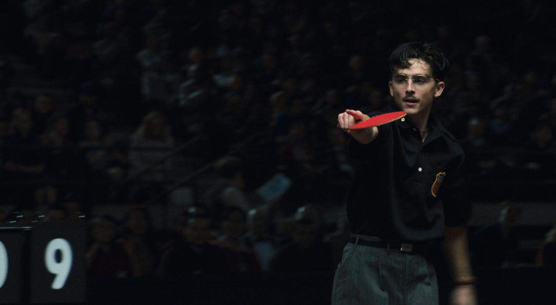 Timothée Chalamet plays a fictional table tennis player based on legendary player Marty Reisman in the film "Marty Supreme."