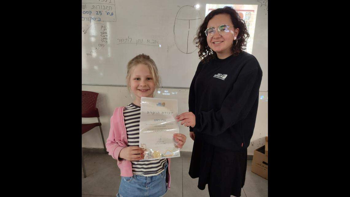 A first grader on a school trip to Tel Azekah found a “rock” that archaeologists identified as a 3,500-year-old Egyptian scarab seal, photos show.