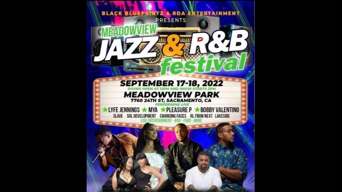 Black Blueprintz and RDA Entertainment present the Meadowview Jazz and R&B Festival featuring acts such as Mya, Lyfe Jennings and more on September 17 and 18.