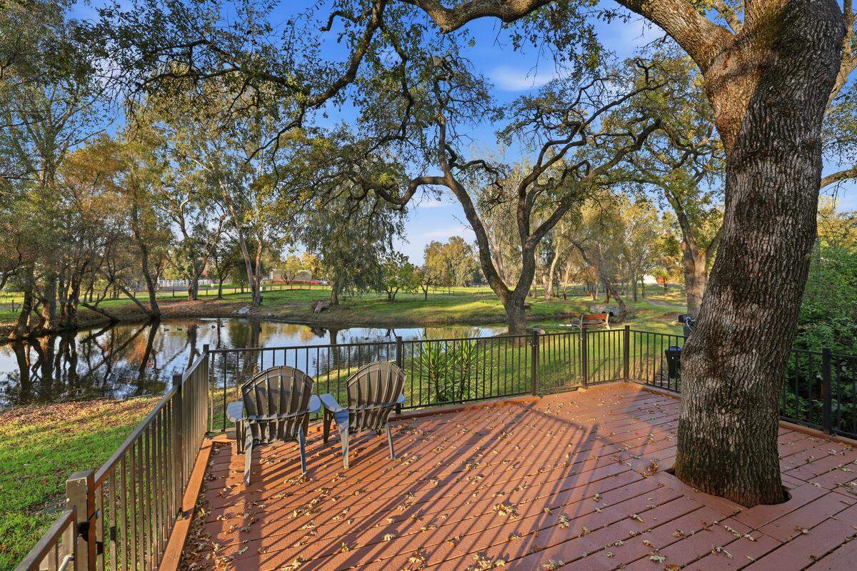 The home at 7890 Boren Lane sits on 3.3 serene acres.