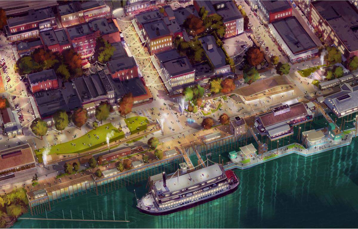 Sacramento city officials plan a $47 million makeover of the waterfront in Old Sacramento.