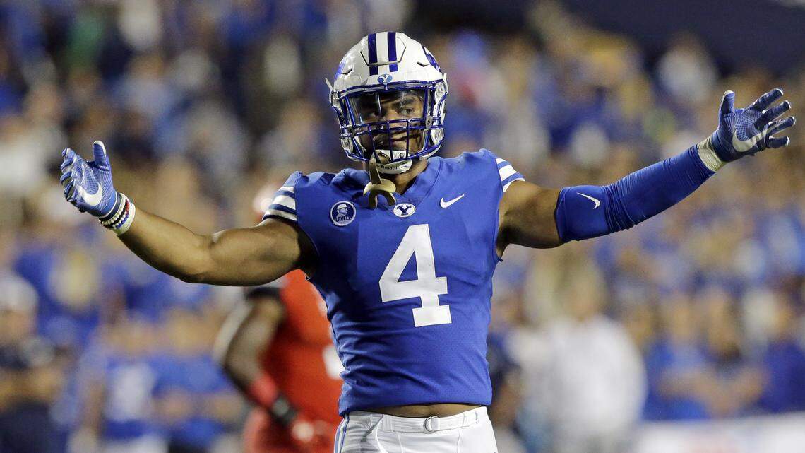 BYU linebacker Fred Warner was selected in the third round of the NFL draft by the 49ers.