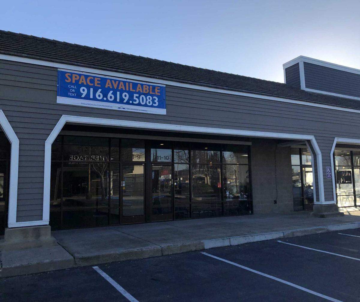 Big Apple Bagels will occupy the vacant space shown here on March 15, 2023, next to Folsom Lock and Security in Folsom’s Commonwealth Square on East Bidwell Street. The Illinois-based company with an existing location in El Dorado Hills plans on expanding later this year.