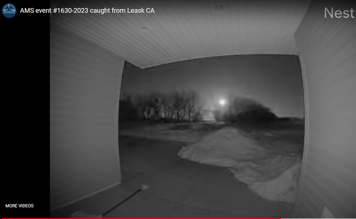 A meteor exploded over Western Canada, and videos show it was close to the ground when it lit up the night sky like lightning.