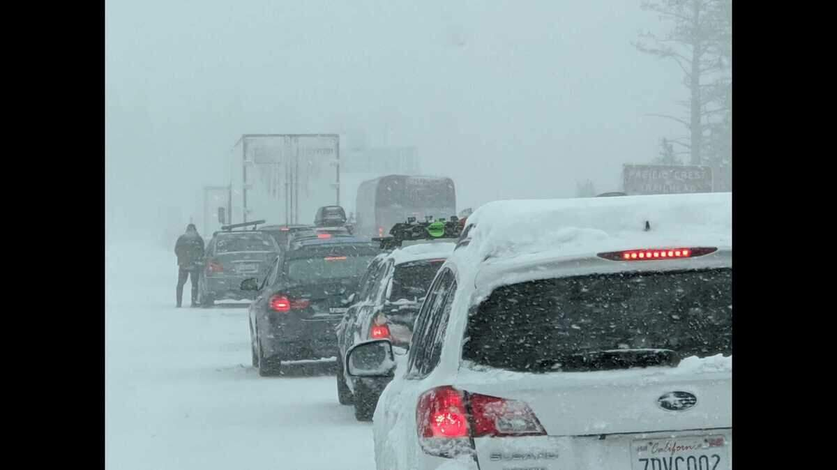 Traffic on westbound Interstate 80 is at a standstill due to weather conditions, the Placer County Sheriffâs Office said in a social media post.Â 