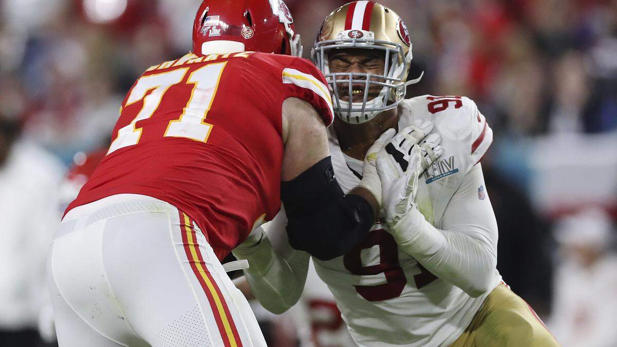 San Francisco defensive end Arik Armstead says he’d like to return to the team next season to make another run at the Super Bowl.