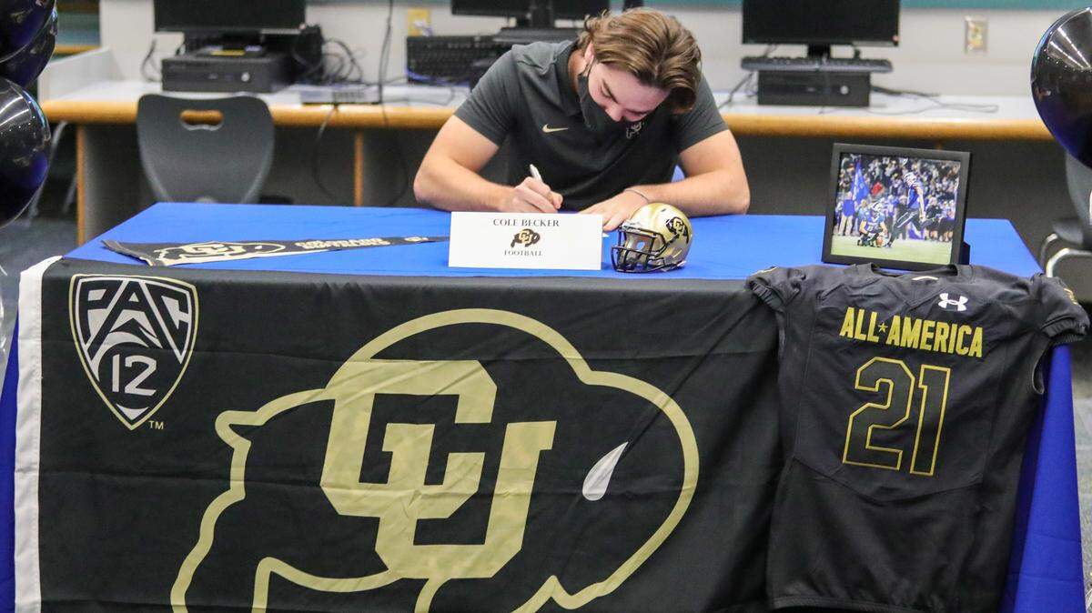 Rocklin’s Cole Becker was one of 13 athletes from the Sacramento area to sign an early letter of intent on Wednesday.