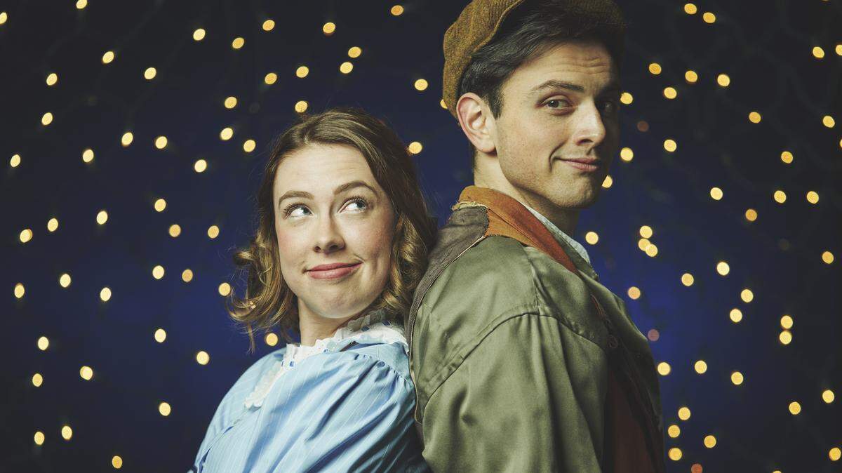 Katie Halls plays Mollie and Nate Challis is The Boy in UC Davis’ production of “Peter and the Starcatcher.”