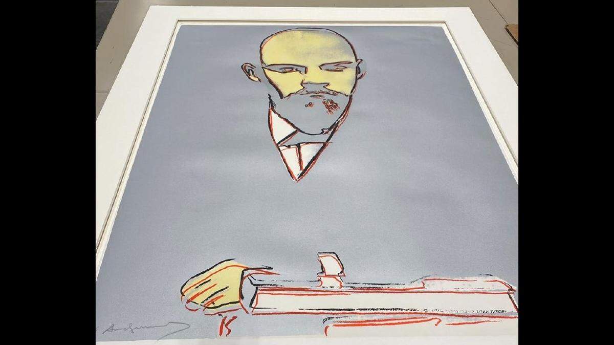 A stolen Andy Warhol print trial proof of Russian revolutionary and former Soviet Union leader Vladimir Lenin, worth about $175,000, landed in the hands of a California pawn shop owner, who is accused of trying to sell it while knowing it was stolen, federal prosecutors said.