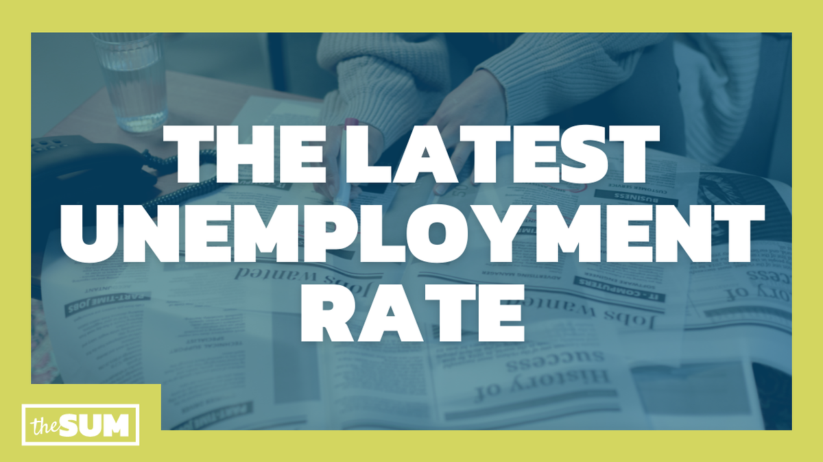 The latest unemployment rate