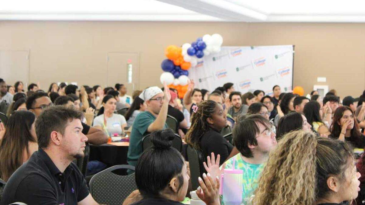170 new and returning fellows attended a College Corps orientation event at Sacramento State Aug. 31, 2024. 