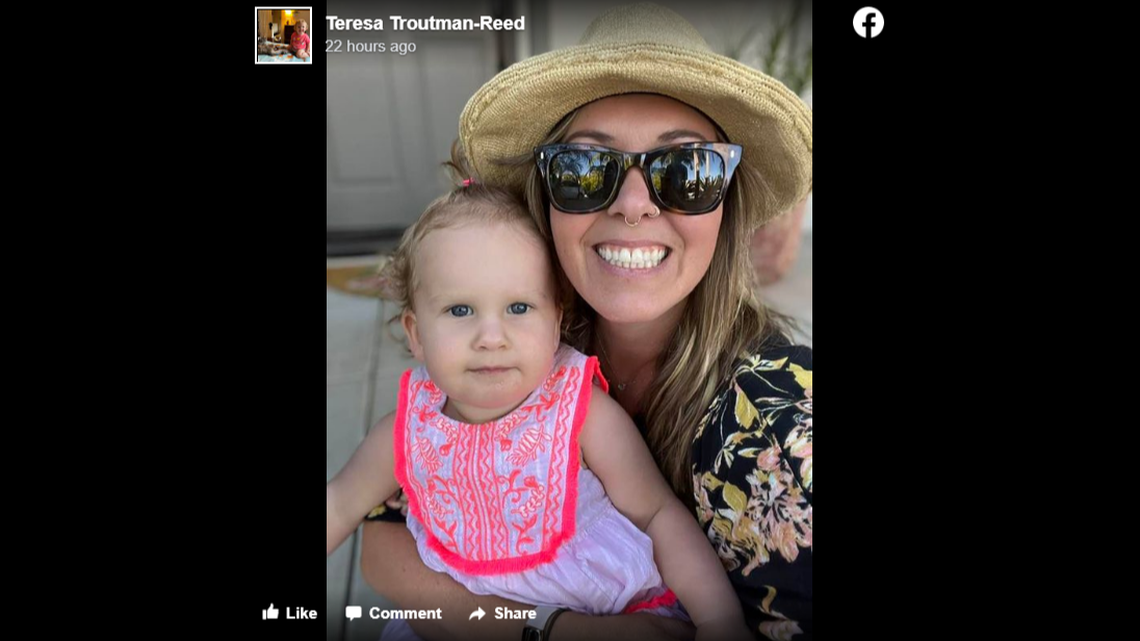 Christine Hawk Embree died after she was struck by an SUV while riding a bike with her daughter, her family says. Her child survived.