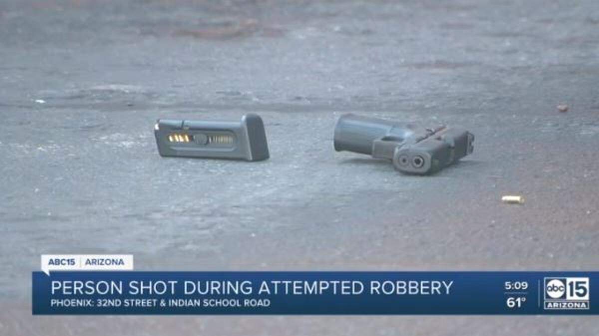 A bystander shot at a fleeing shoplifter in Phoenix on Saturday but accidentally hit an employee giving chase, Arizona police say.