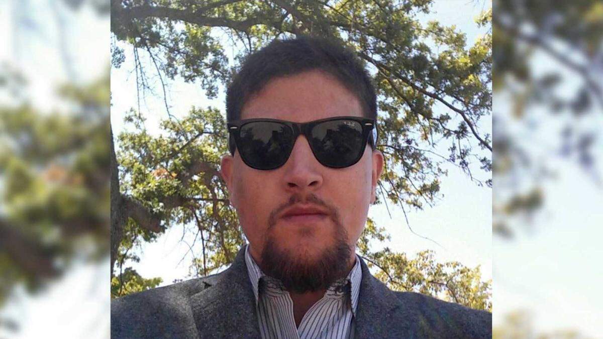 Andrew Casarez is seen in a photo from his Facebook page that was obtained by the Anonymous Comrades Collective, which accuses Casarez of being the leader of an online hate group devoted to church shooter Dylann Roof. The Orangevale man is under investigation by the Sacramento County Sheriffâs Office in connection with racist graffiti and had a firearm seized.