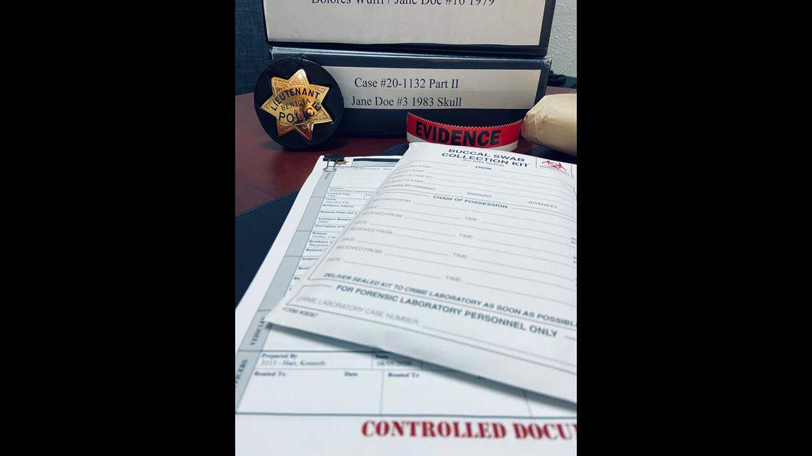 A skull found on a California beach in 1983 has been identified as a mission woman, reports say.