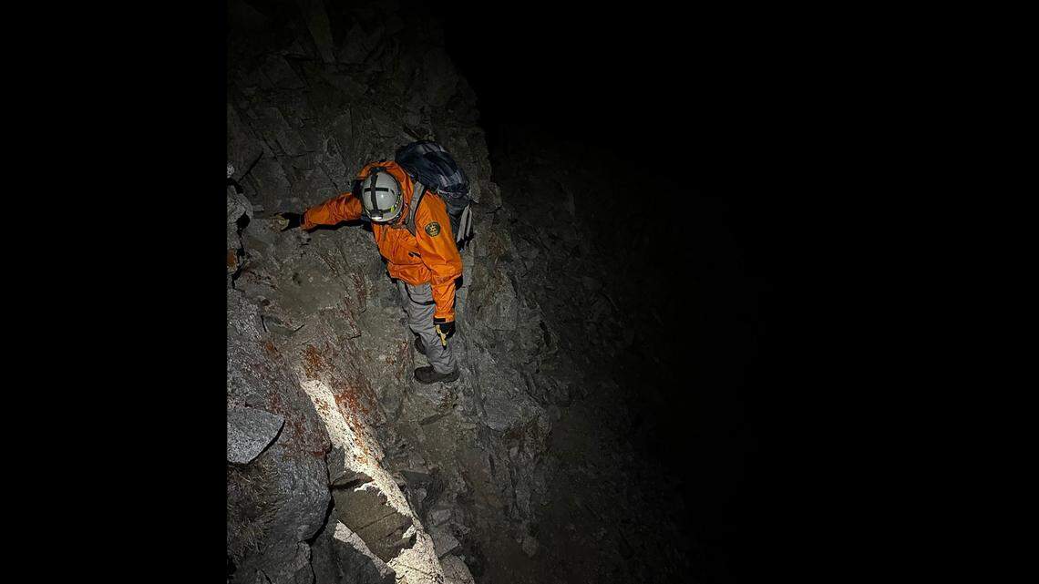 The team determined “crossing the snowfield was too dangerous” even with crampons and ice axes, rescuers said.&nbsp;