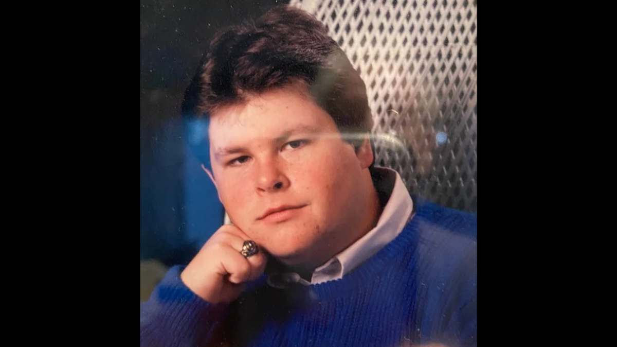 Bunny Stevens’ son, Douglas, as a senior at North Monterey County High School in 1987.