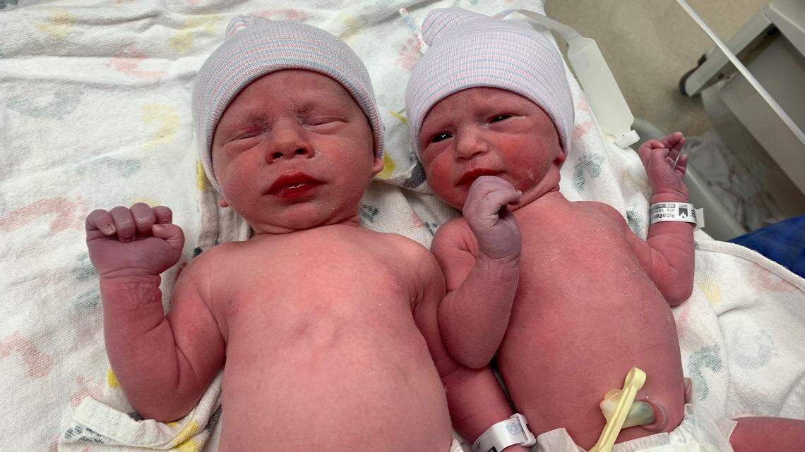 Lydia and Timothy Ridgeway were born on Oct. 31 after being frozen as embryos 30 years ago, the National Embryo Donation Center said.