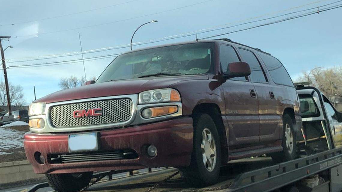 A family’s SUV was returned to them on Jan. 13, 2022, after it was stolen from their hotel in Westminster, Colorado, police said. Their home was destroyed in the Marshall Fire in Louisville.