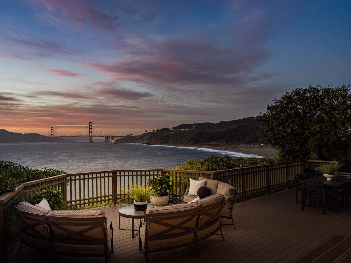 The view from 290 Sea Cliff Avenue.