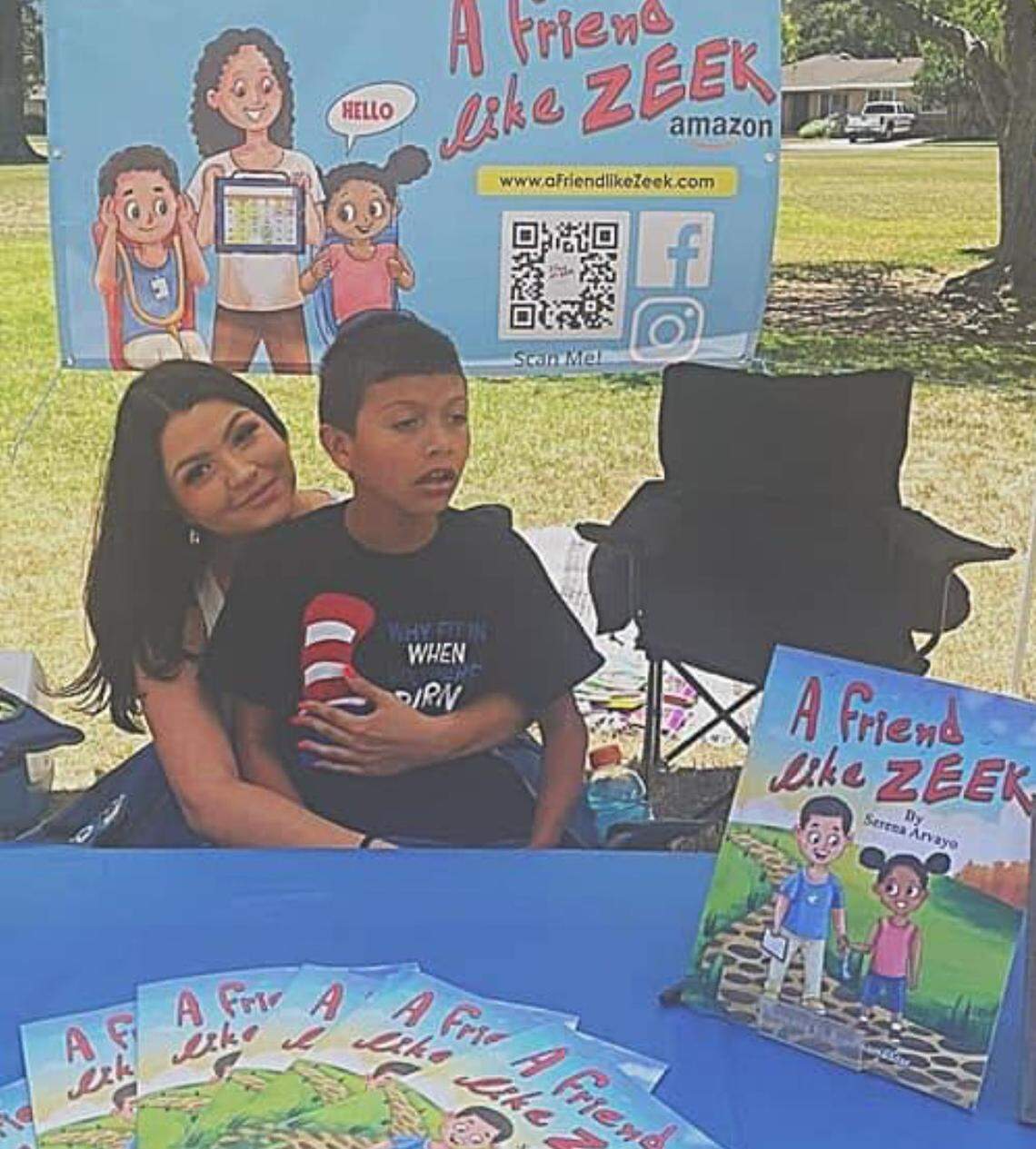 Zeek and his mother.