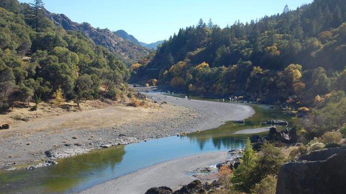 The upper main stem of the Eel River flows through a watershed that includes portions of Lake, Mendocino, Humboldt, Trinity and Glenn counties.
