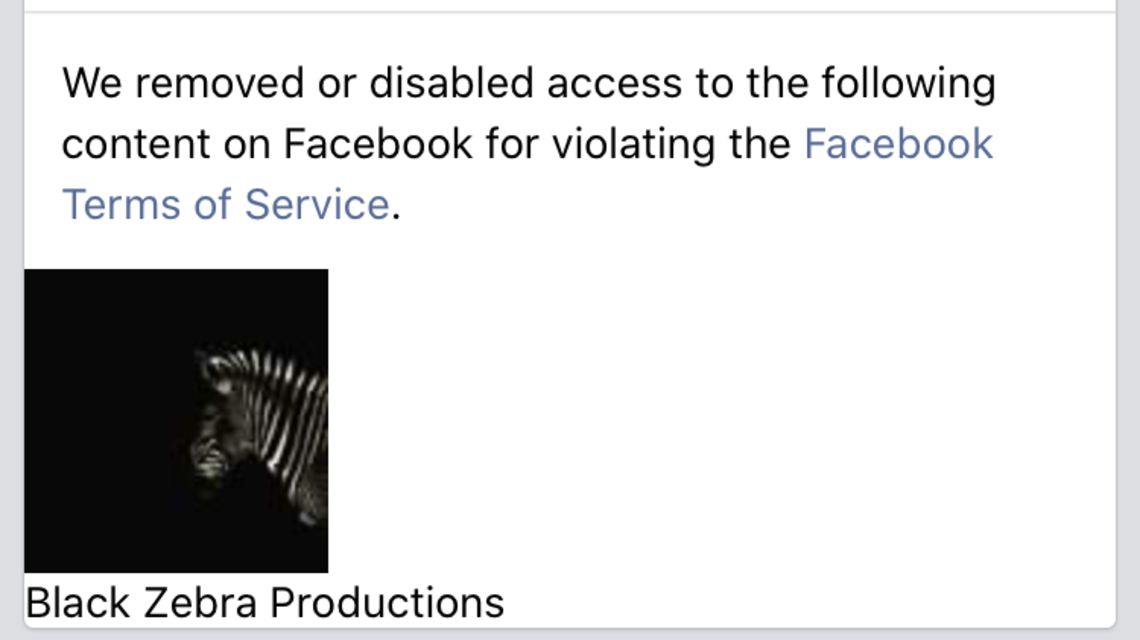 Page restored for Black Zebra, team covering Sacramento protests, after Facebook disabled it