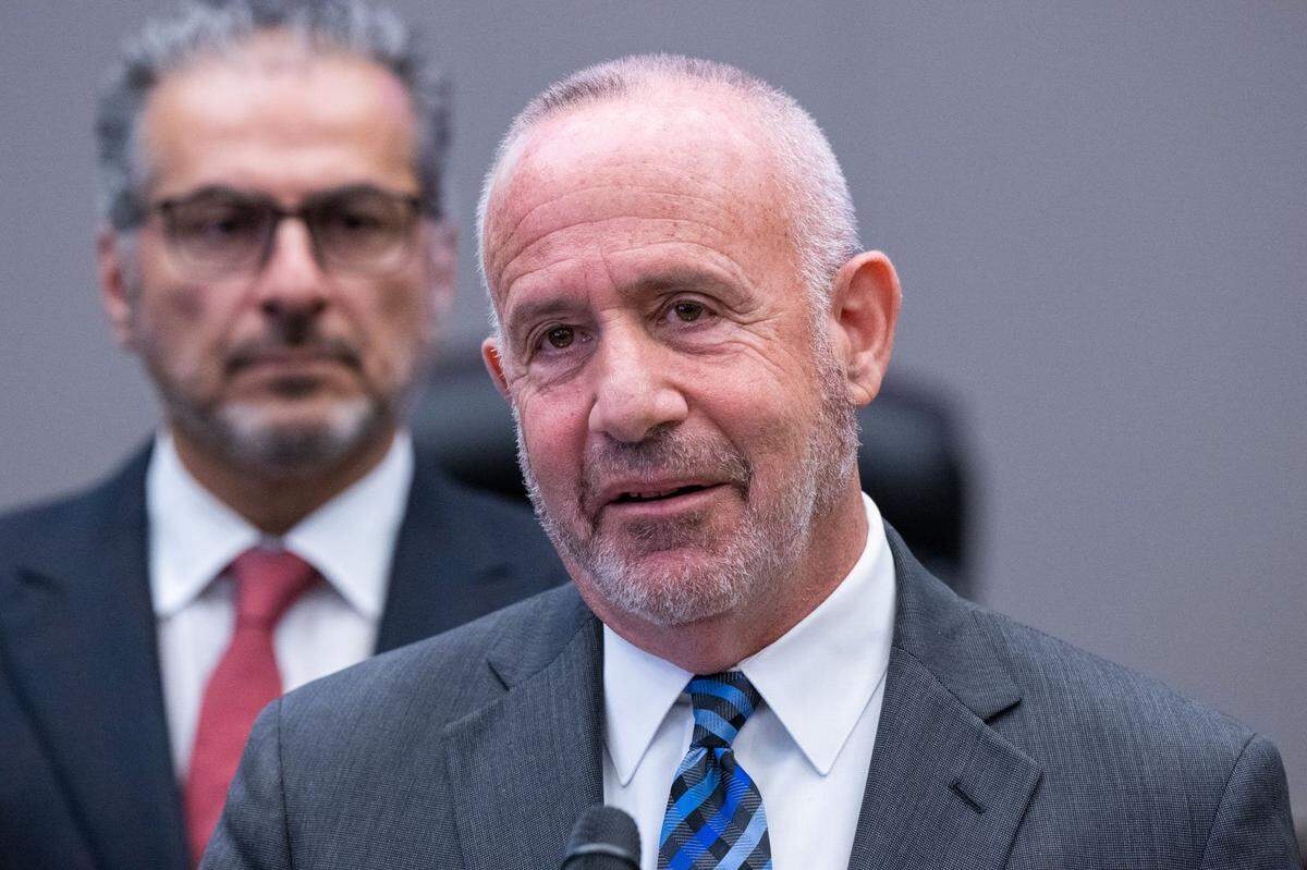 “I am not retiring,” said Sacramento Mayor Darrell Steinberg during his announcement that he will not seek re-election inside City Council chambers on Thursday, May 25, 2023.