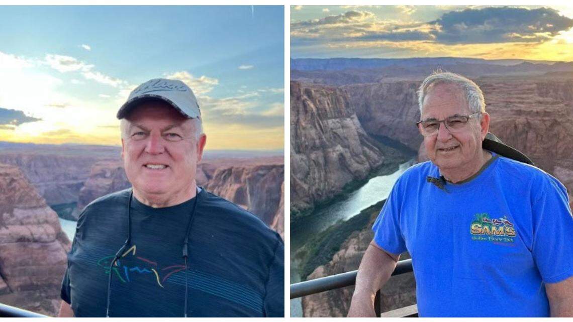 Two hikers were found dead after being carried down a Utah canyon for miles by flash flooding, a sheriff’s office said.