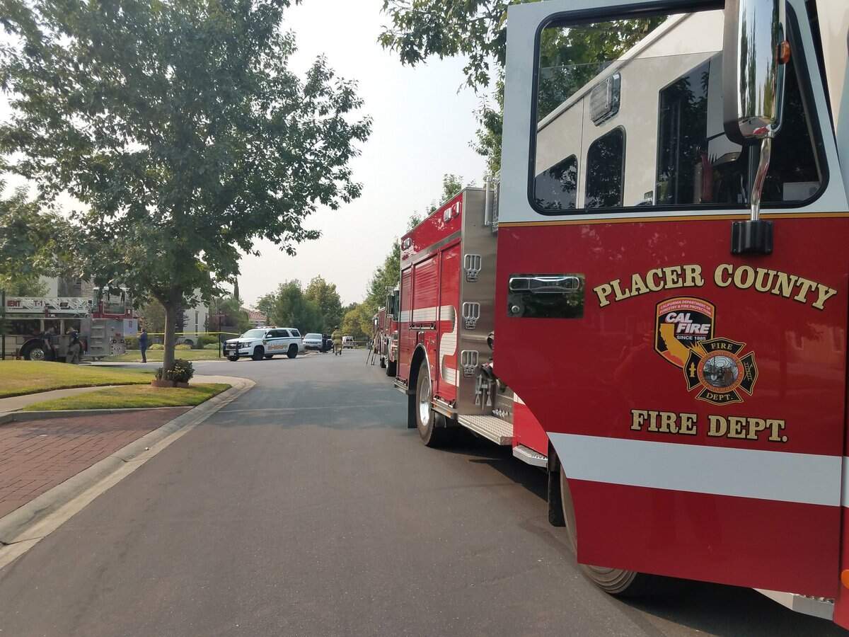 Placer County Fire department was assisted by Sacramento Metro Fire District in responding to the Hazeltine Lane house fire that killed one person Tuesday.