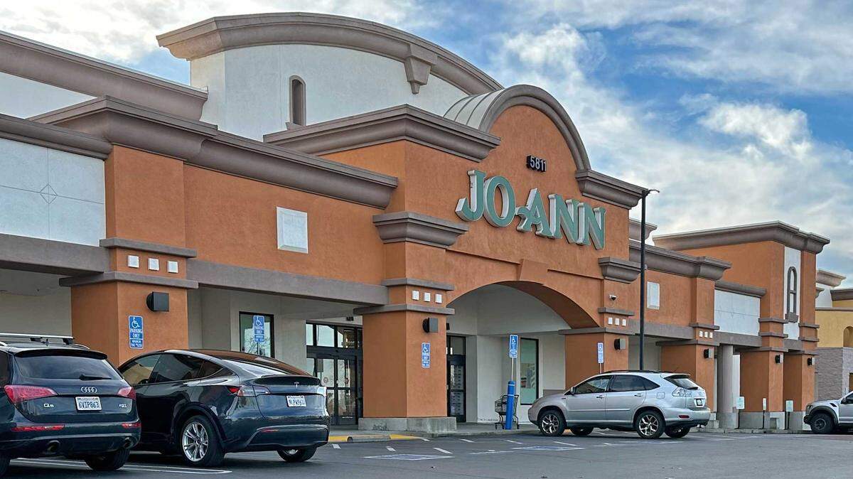 A Jo-Ann fabrics store is seen in Roseville, Calif., on Tuesday, Jan. 7, 2025. A recent California Supreme Court decision ruled in favor of the retail chain, which wanted to exercise a clause in its leasing contract for lower rent when an Elk Grove shopping center lost two anchor tenants. The court ruled on the matter after two appellate courts offered differing opinions on the viability of such agreements.
