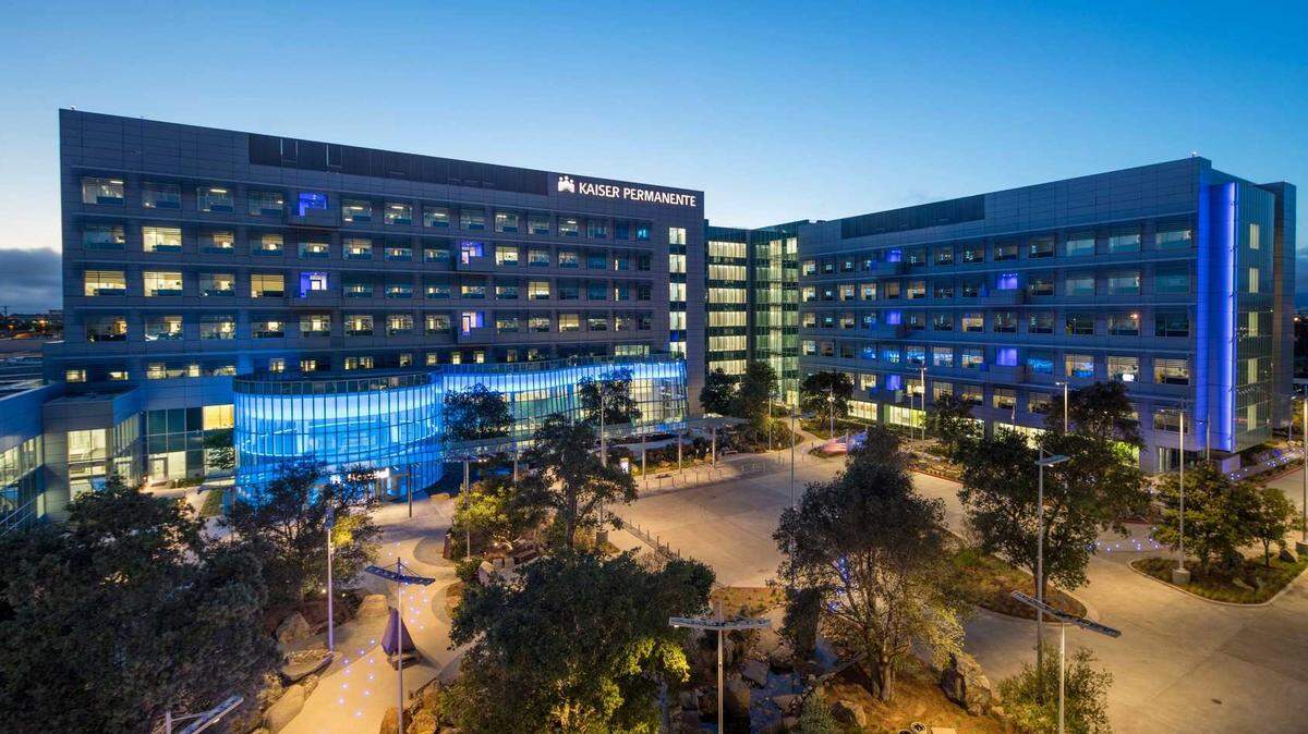 Kaiser Permanente’s San Diego Medical Center is seen in an undated photo. The California-based health care giant is looking to dramatically expand its national presence. Itâs committed $5 billion to a new unit called Risant Health and has agreed to acquire Pennsylvania-based Geisinger, but skeptics wonder how it will export its unique model to other states.