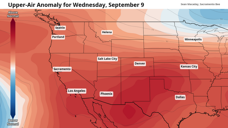 Heat wave set to scorch California as Tropical Storm Marie ushers in moisture