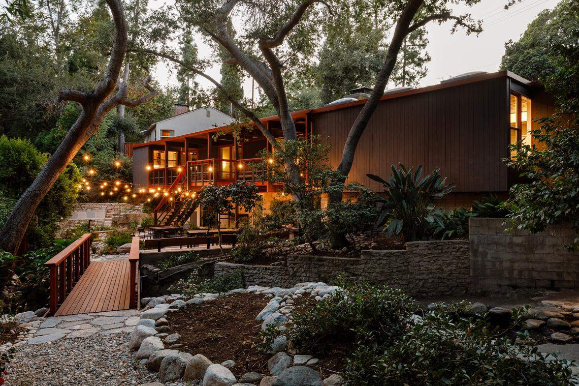 Designed by a famous postwar design firm, the Norton House is a prime example of blending architectural wonder with a stream and zen-like flow throughout all 2,564 square feet of it.