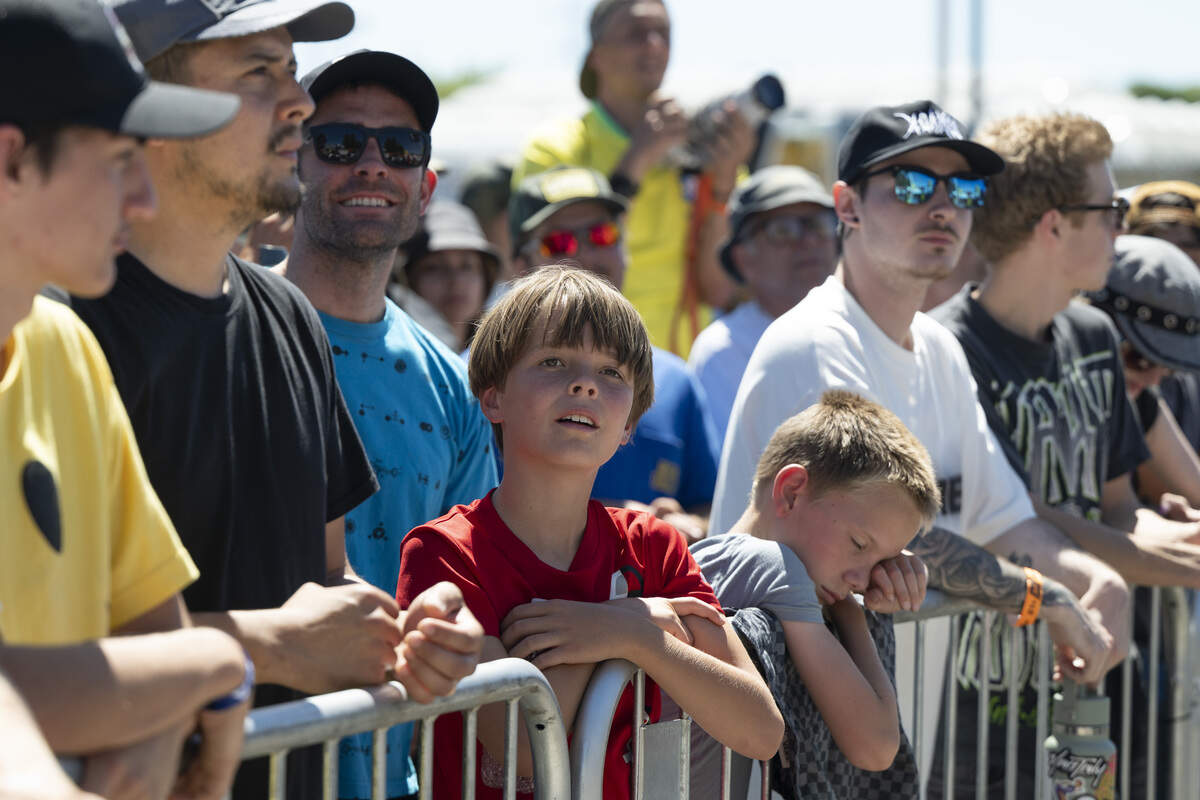 Fans watch the Women’s BMX Park final as a part of X Games Sacramento at Cal Expo in Sacramento on Sunday, June 28, 2026.