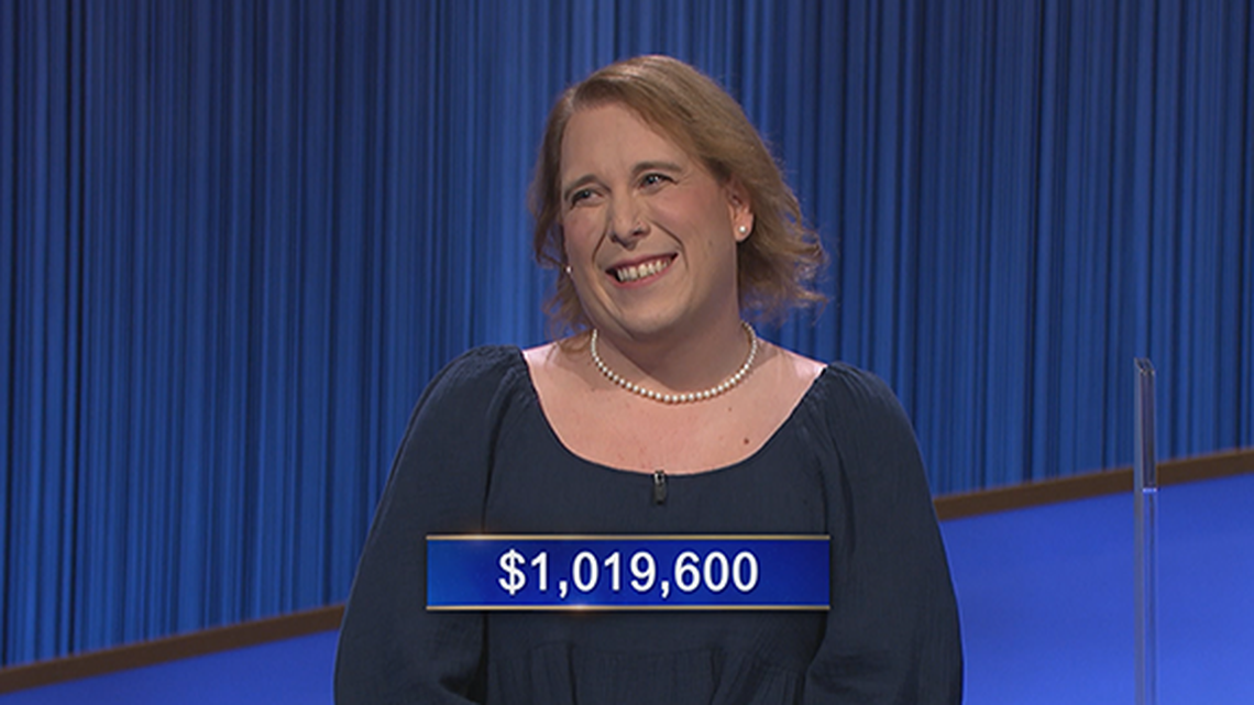 Amy Schneider became the fourth person in show history to earn more than $1 million in winnings on Friday, Jan. 7.