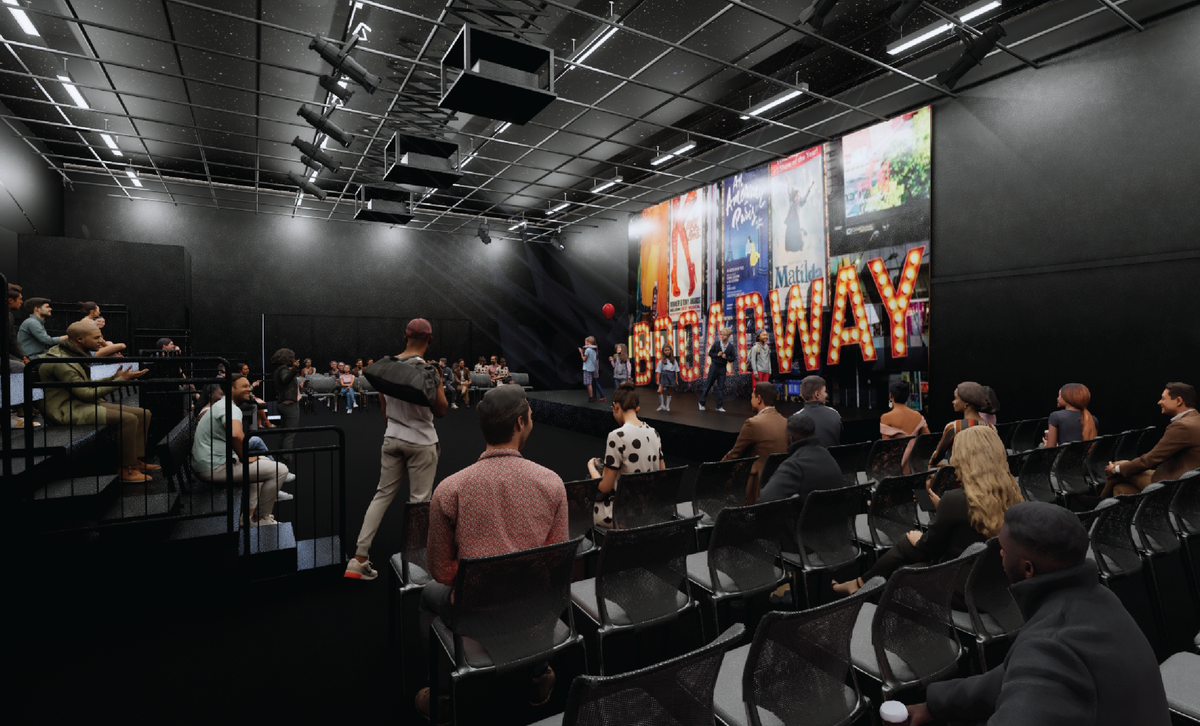 The Innovation Factory will house dance and performance spaces, podcasting and video and music production studios, a culinary arts kitchen and classrooms for training in careers both on and behind the stage.