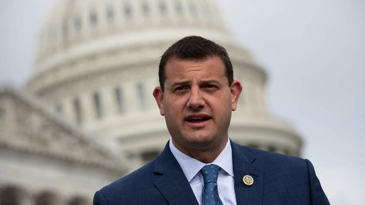 Rep. David Valadao (R-Hanford) at the U.S. Capitol in Washington, D.C. on March 17, 2021. The DCCC launched a new ad against Valadao on Tuesday.