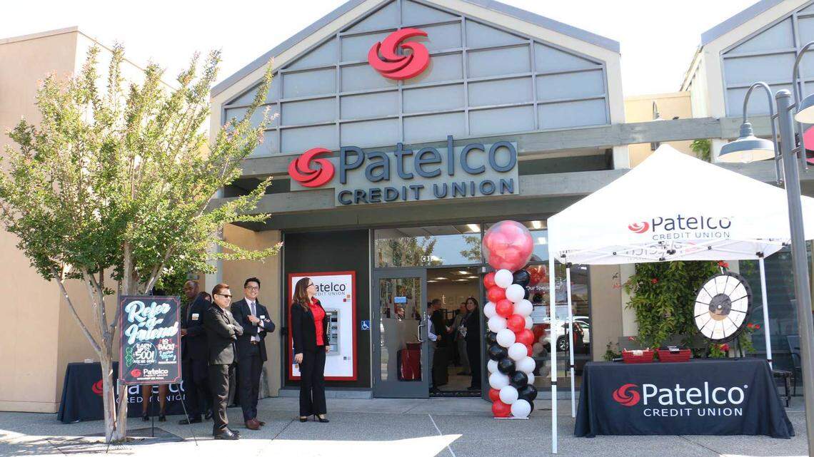 Officials hold an event at a Patelco Credit Union location in Novato, Calif. On Saturday, June 29, 2024, the company said it experienced a “serious security incident,” and customers complained that they were able to perform common transactions online and in person.