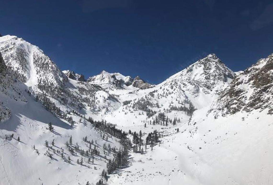 Kearsage Pass, in Inyo County, is a popular destination for backcountry skiers.
