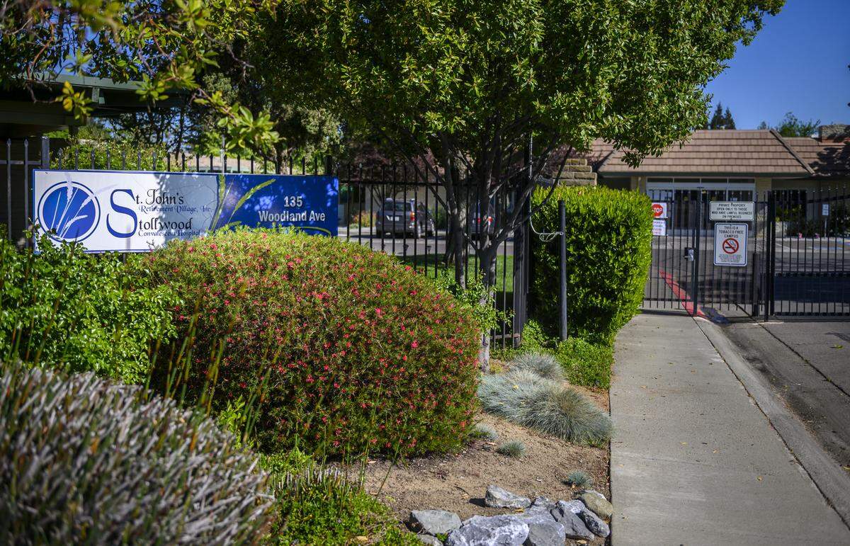 St. John’s Retirement Village in Woodland, photographed Tuesday, April 14, 2020, has 35 confirmed cases of COVID-19 and reports on its website that it has set up isolation wings for the patients.