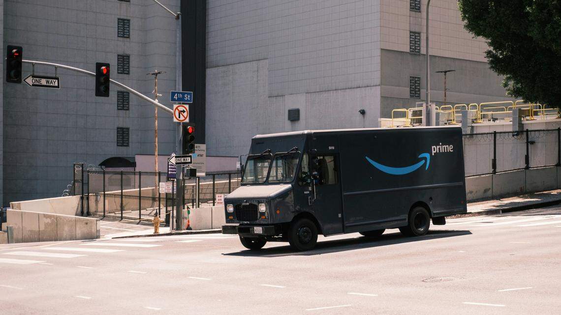A woman stole an Amazon delivery van in Palo Alto to drive 20 miles back to San Jose, California police say.