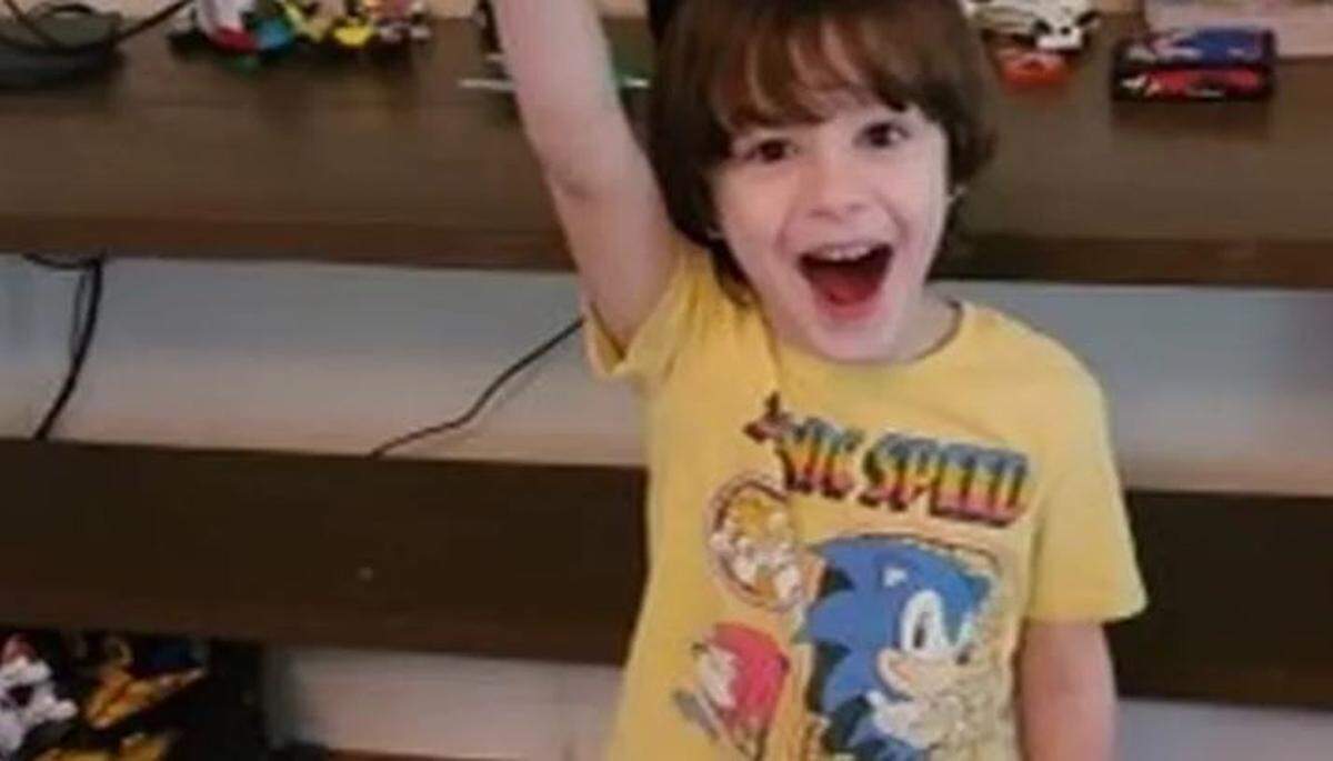 Axel, a preschooler of Pine Top Montessori in Pollock Pines, was one of five children injured, three seriously, when a van struck preschoolers in a crosswalk on Pony Express Trail on Wednesday morning, May 31, 2023. Axel is being treated at a hospital for a skull fracture, broken femur and bruised liver.