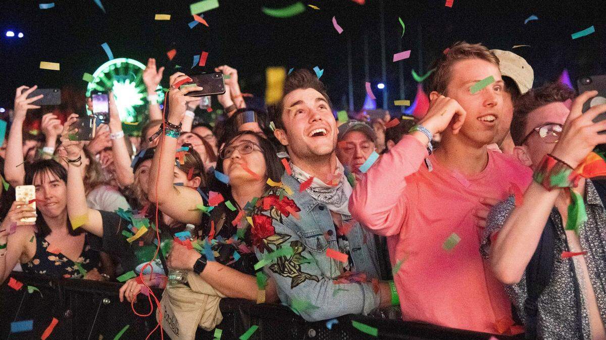 Festival goers attend the Coachella Music & Arts Festival at the Empire Polo Club on Saturday, April 13, 2019, in Indio, Calif. (Photo by Amy Harris/Invision/AP)