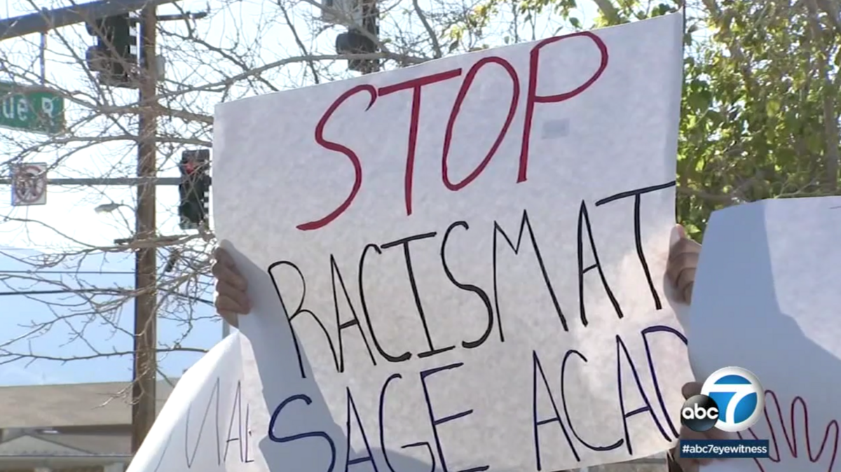 A teacher in Palmdale, California, has been placed on administrative leave after students accused her of making racist comments and saying she wants to “bring back” slavery.