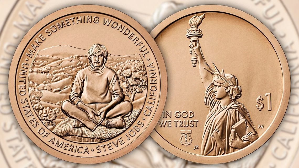 US Mint $1 coin honoring Steve Jobs to go on sale Tuesday. Here’s how to get it