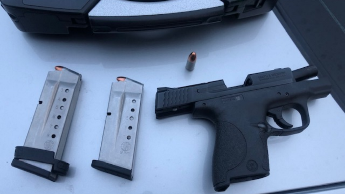 Alex Elkins, 24, of Rancho Cordova was arrested on Dec. 17, 2019, on suspicion of stealing a gun from the UPS center where he worked.