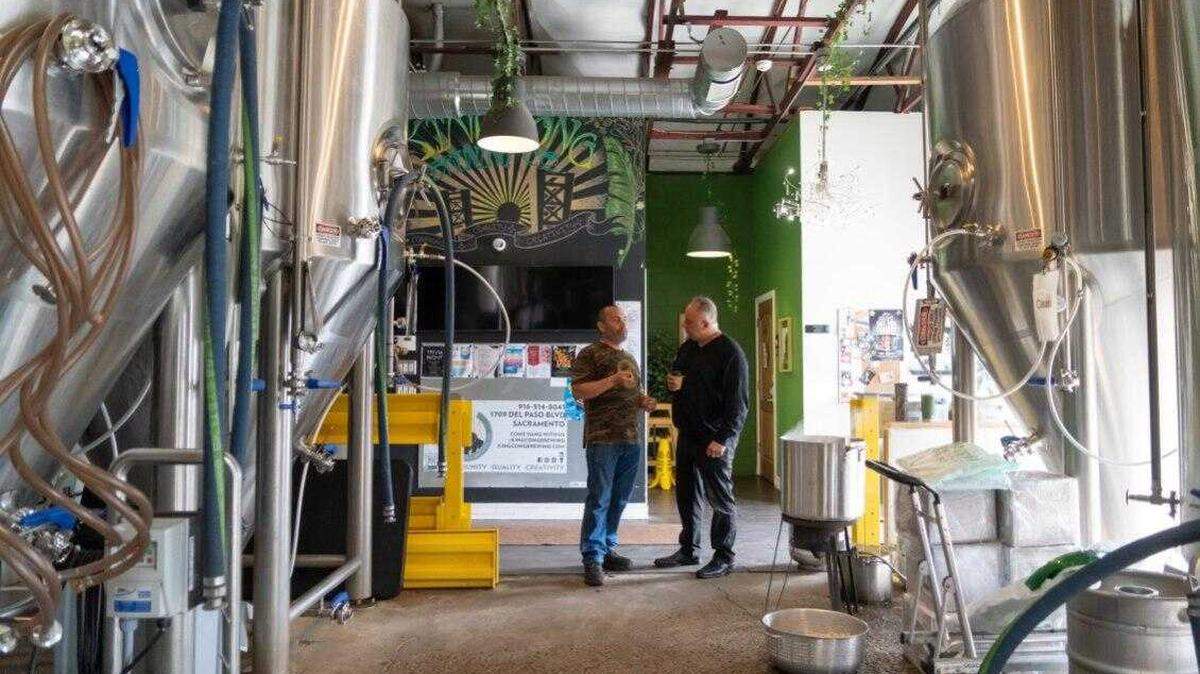 John Anaya and Ernesto Delgado worked together to create La Cosecha Dorada, Sacramento’s first Mexican craft beer made by a Mexican-American master brewer.